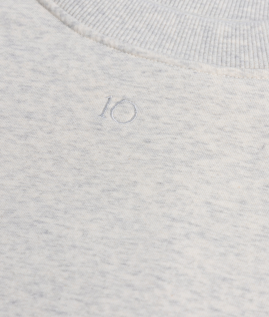 10DAYS Sweater | soft white melee