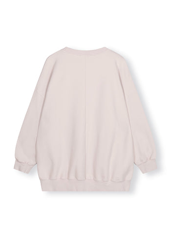 oversized statement sweater | pale lilac