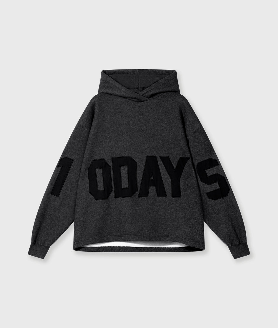 statement logo hoodie | antra melee