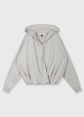 Ballon-Wickel-Hoodie | stone