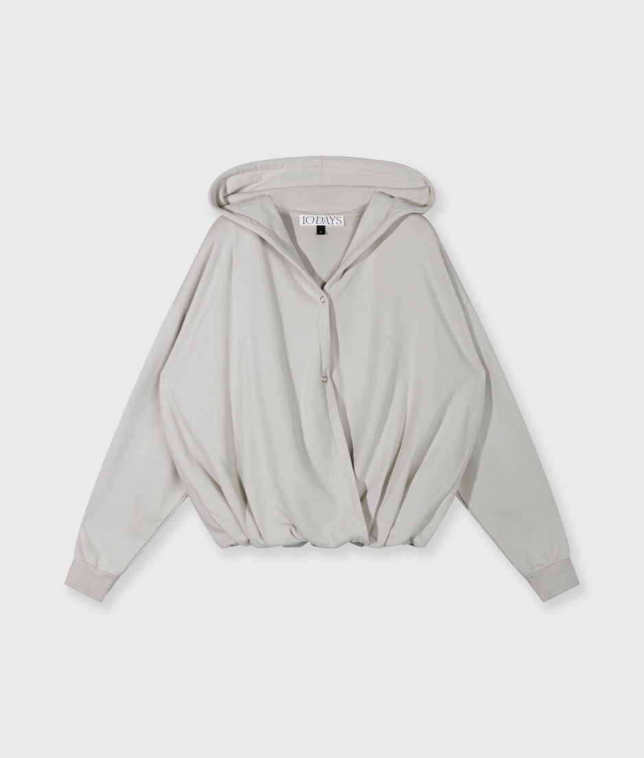 Ballon-Wickel-Hoodie | stone