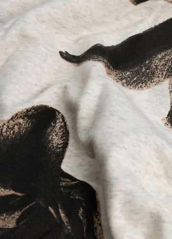 sweater flower | soft white melee