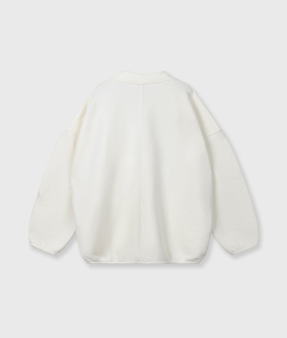 baseball cardigan | pearl