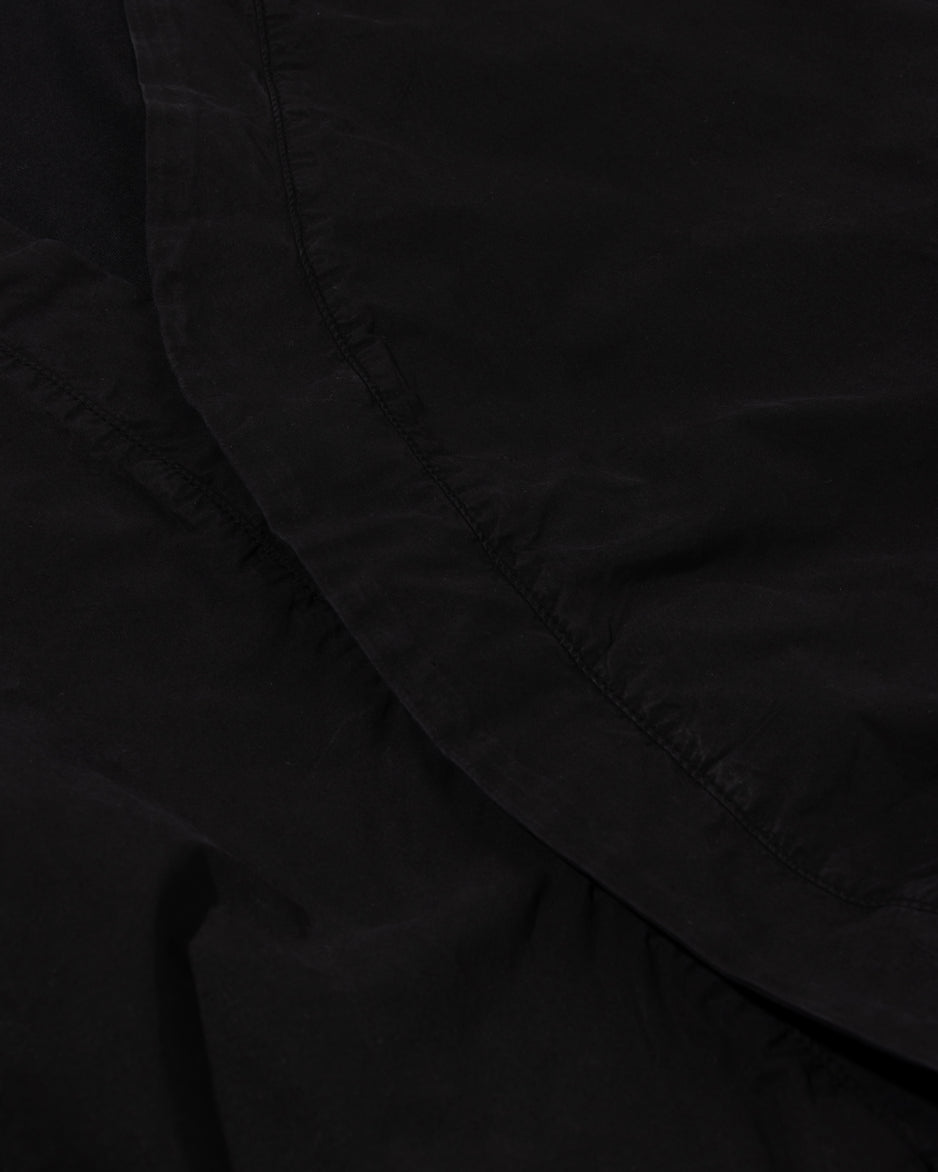 poplin bomber | black