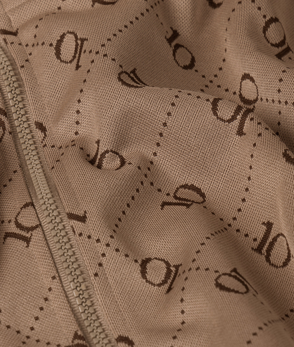 track jacket monogram | fudge