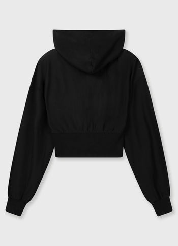 ballet zip hoodie | black