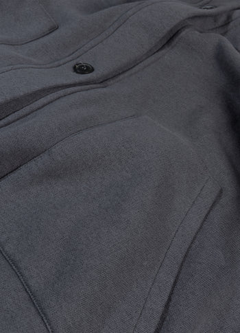Langer Baseball Cardigan | steel blue