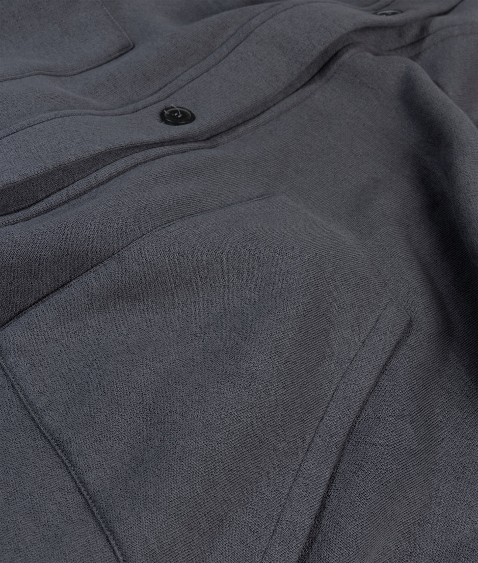 Langer Baseball Cardigan | steel blue