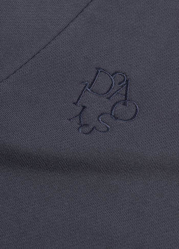 Wendbarer Cardigan aus Baumwolle | steel blue