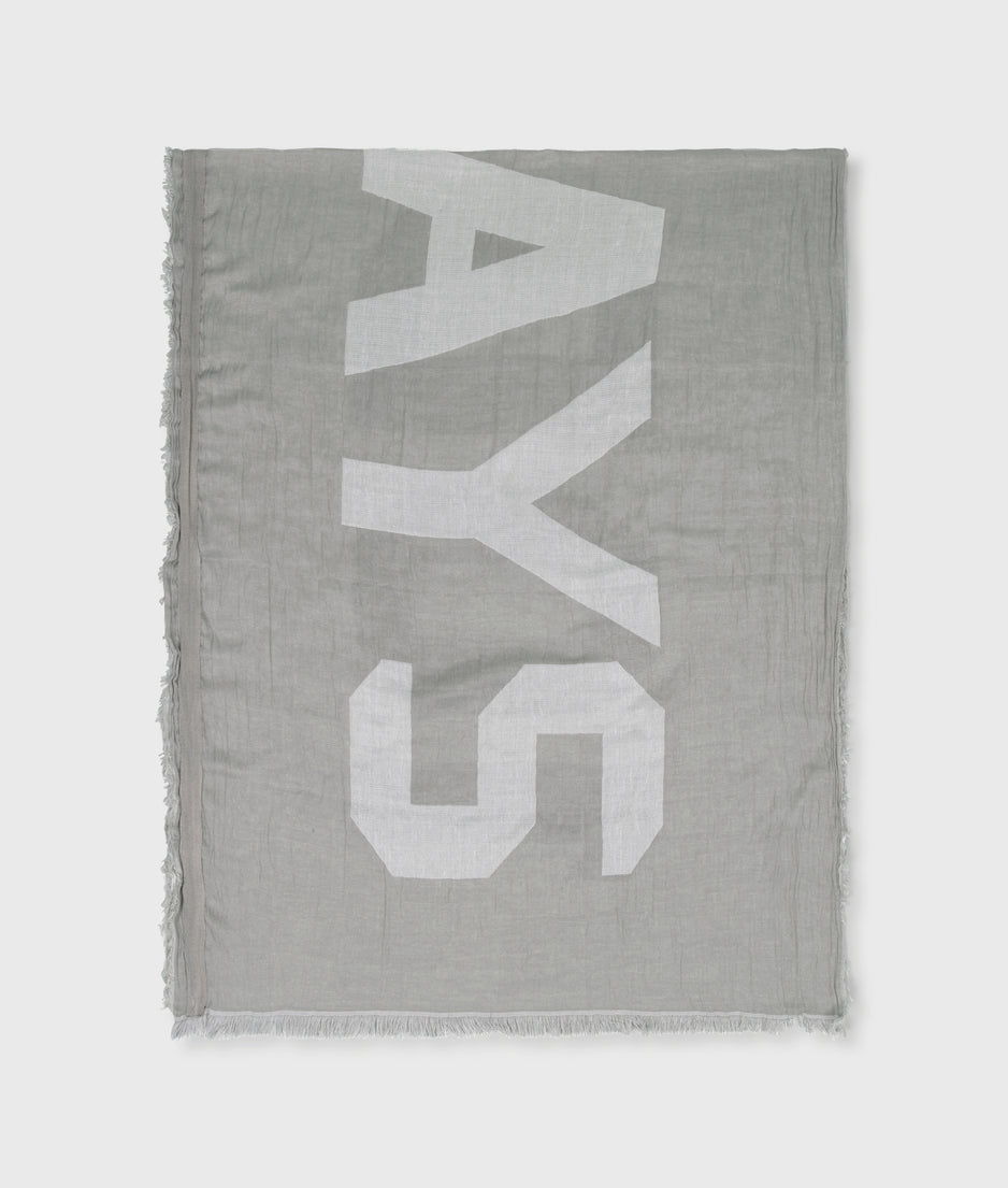 scarf 10DAYS | light graphite