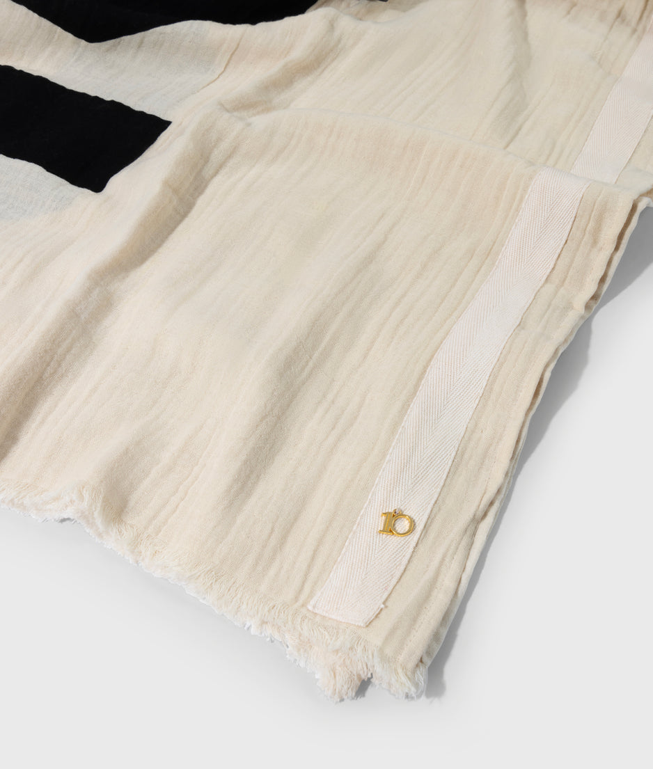 statement scarf | soft vanilla