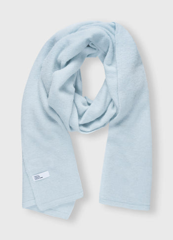 soft knit scarf | ice blue