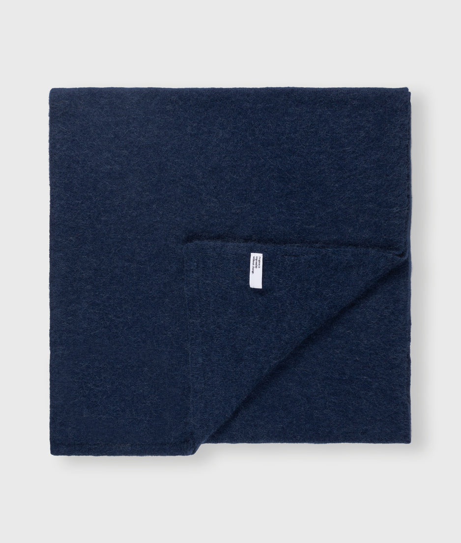 soft knit scarf | electric blue