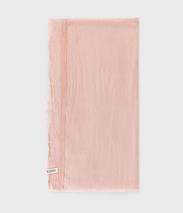 scarf cotton crepe | peach
