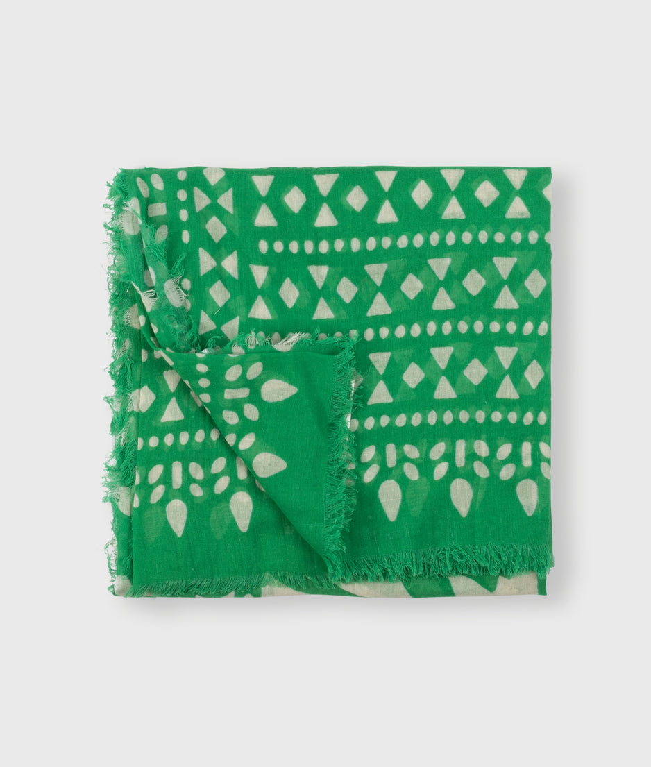 scarf batik | apple green