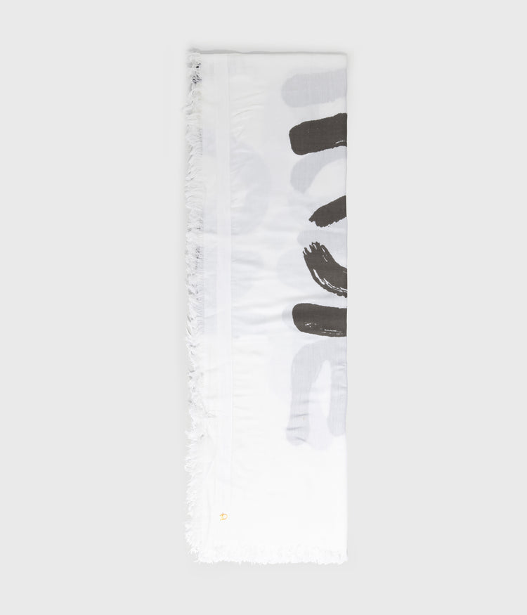 scarf love on top | white