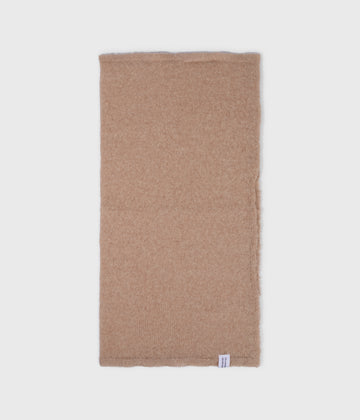 bandana knit scarf | light fudge