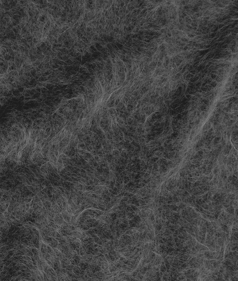 bandana hairy knit scarf | antra melee