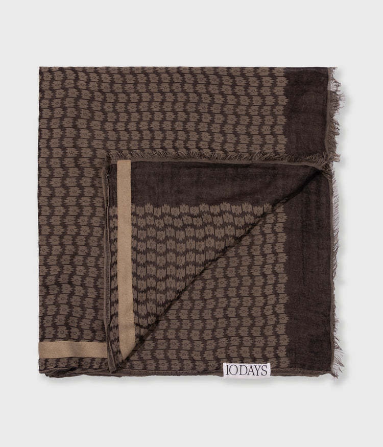 scarf ikat | earth