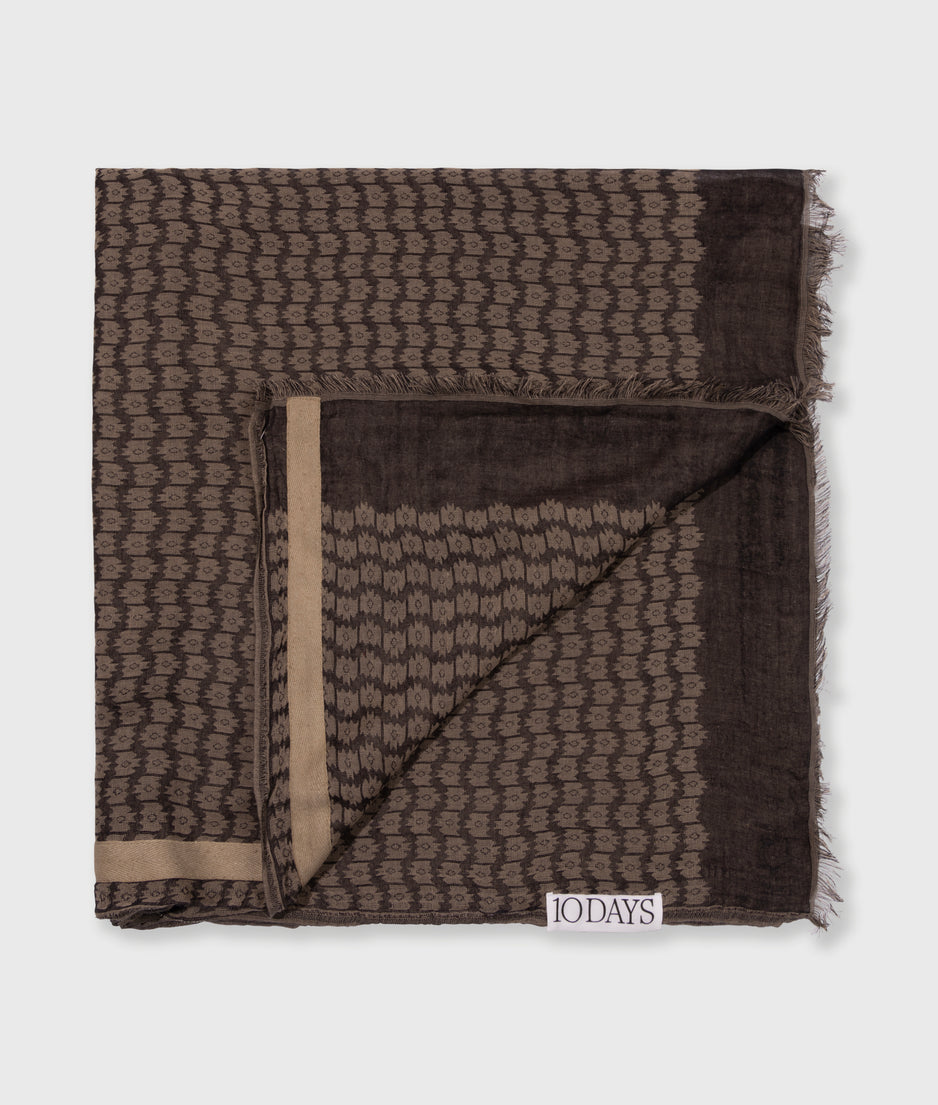 scarf ikat | earth