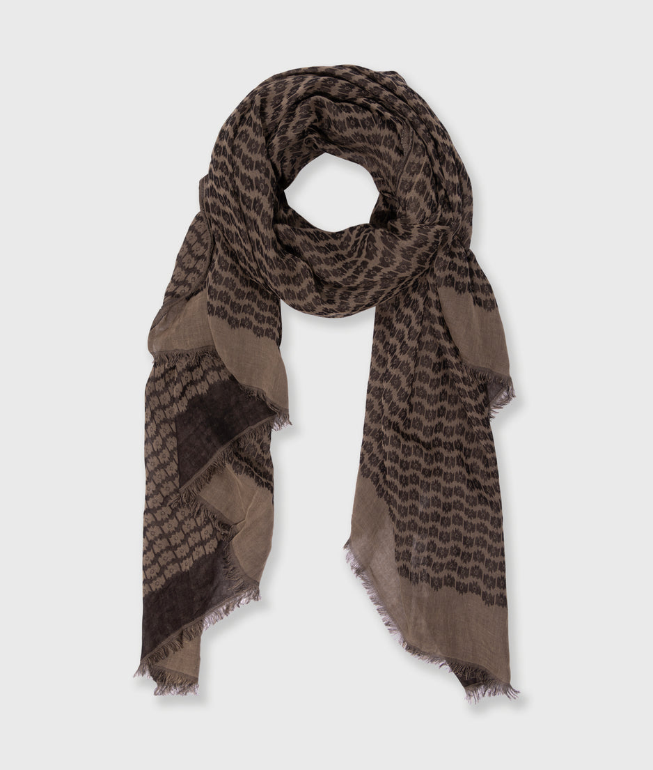 scarf ikat | earth