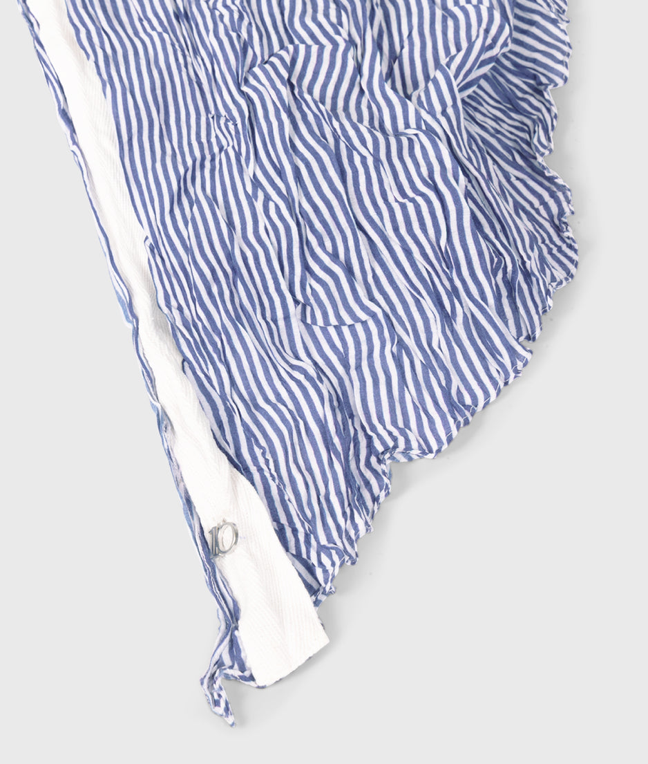 scarf stripes | white/blue