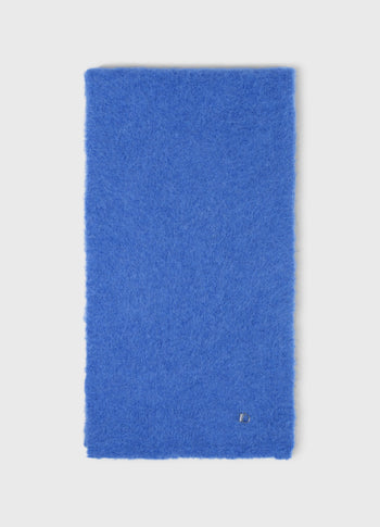 Schal aus Alpakamix | ultramarine