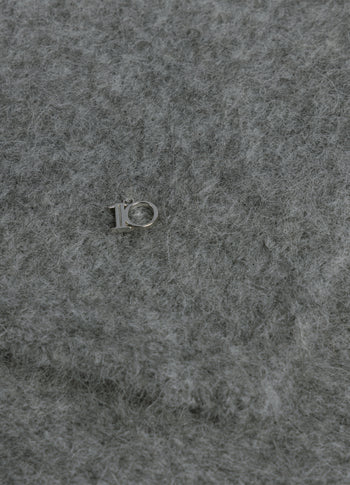Schal aus Alpakamix | grey melee