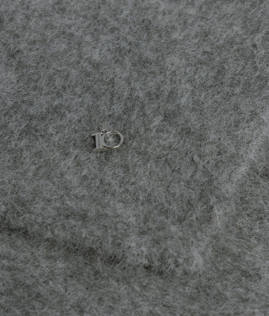 Schal aus Alpakamix | grey melee