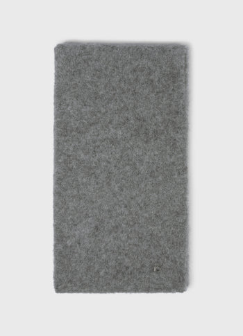 Schal aus Alpakamix | grey melee