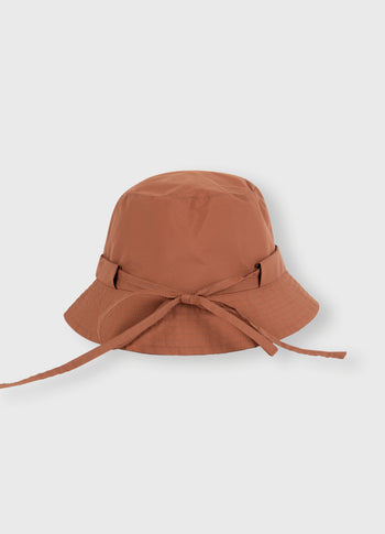 bucket hat | saddle brown
