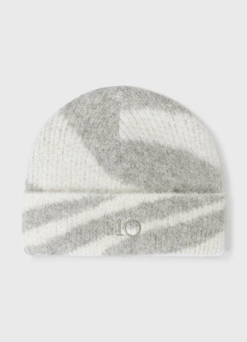 Zebra Beanie | ecru