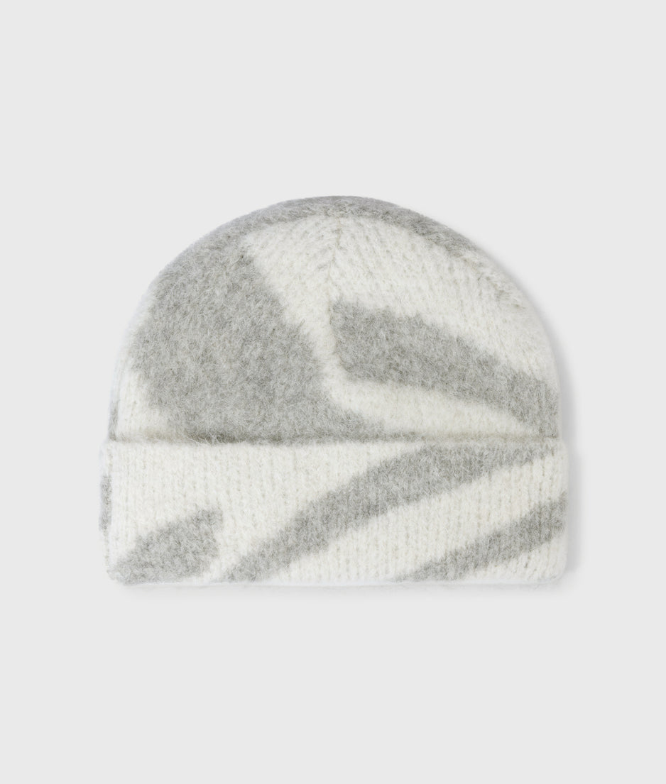 Zebra Beanie | ecru
