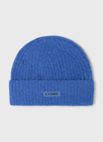 Beanie aus Alpakamix | ultramarine