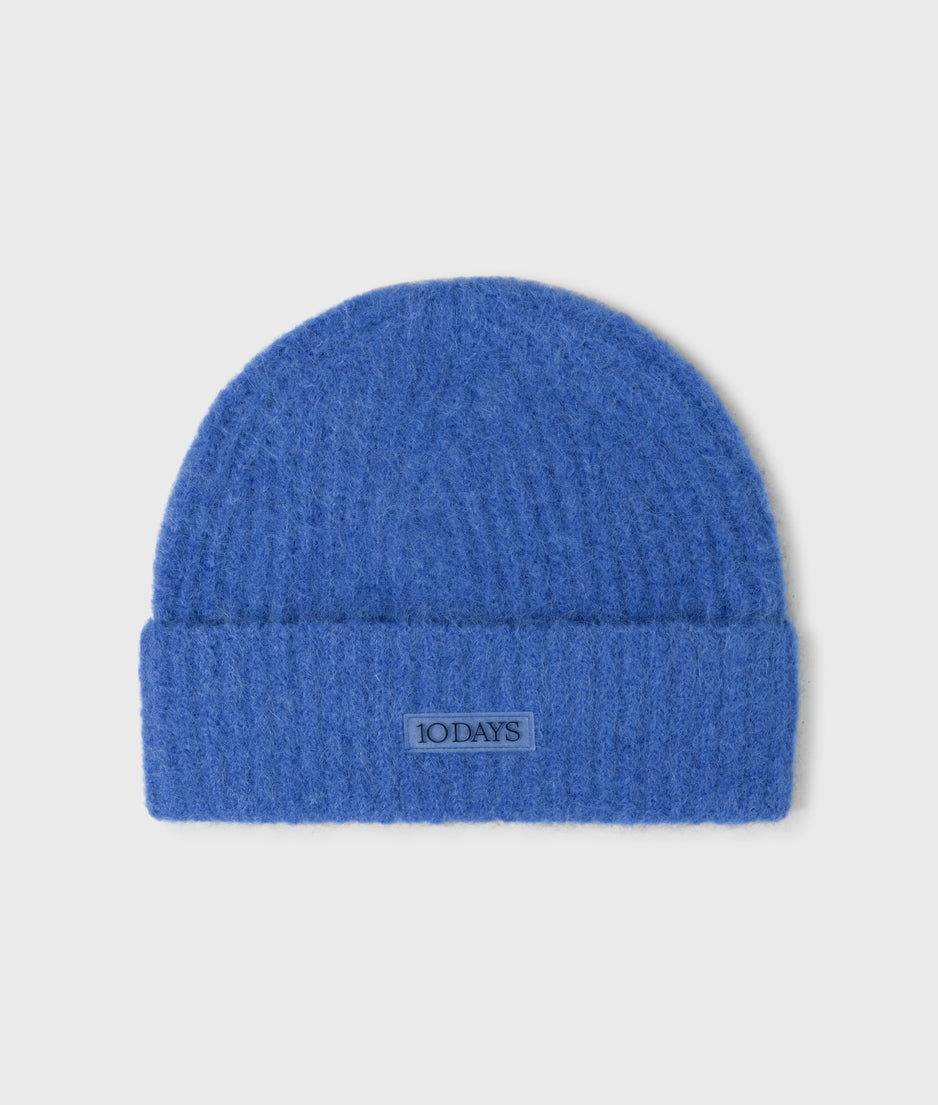 Beanie aus Alpakamix | ultramarine