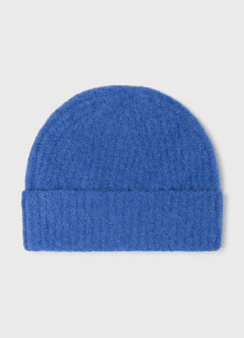 Beanie aus Alpakamix | ultramarine