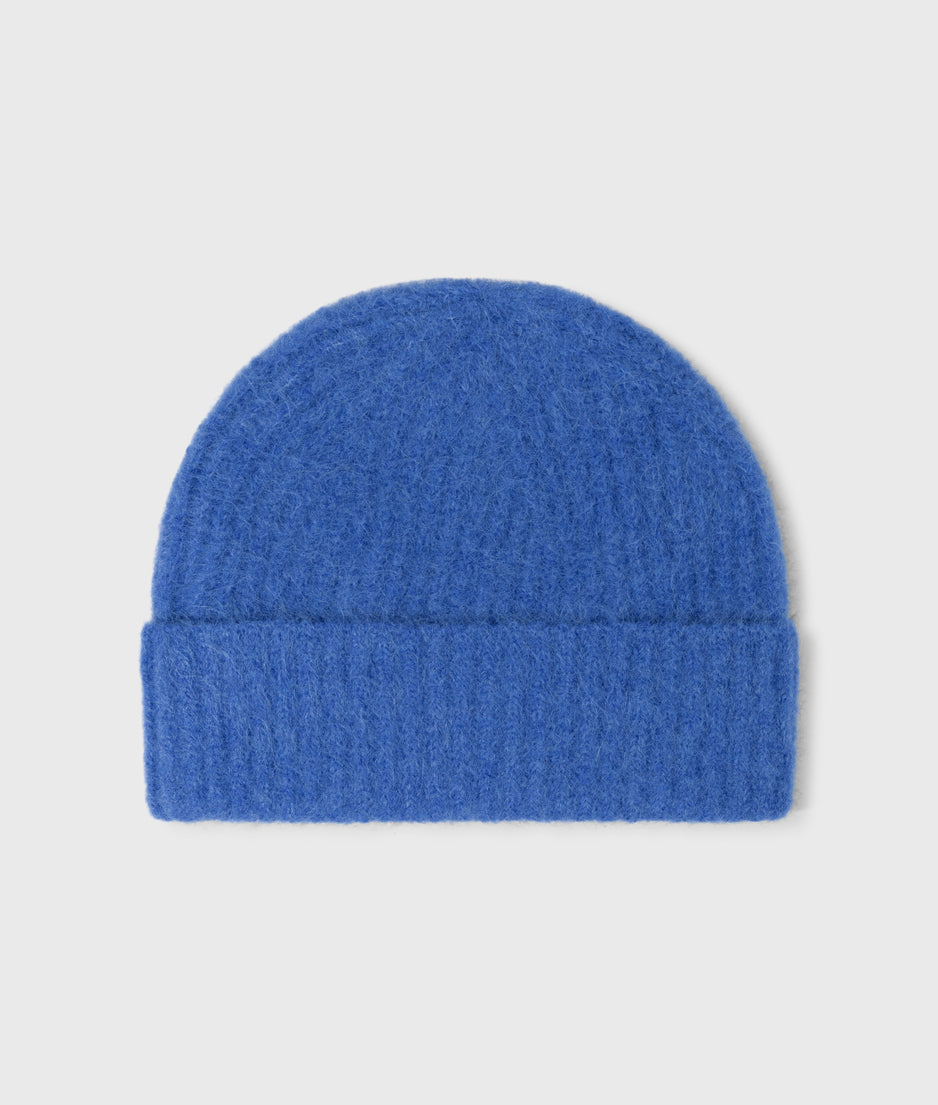 Beanie aus Alpakamix | ultramarine