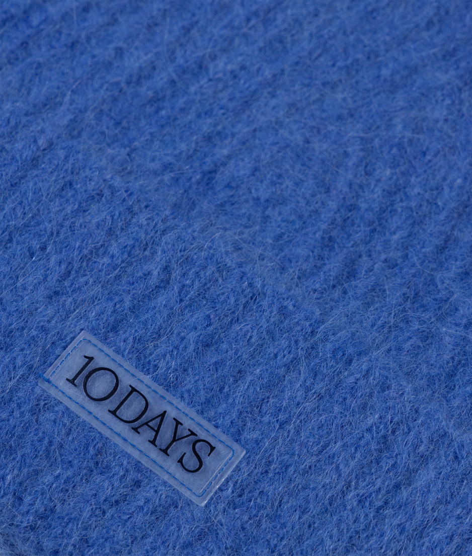 Beanie aus Alpakamix | ultramarine