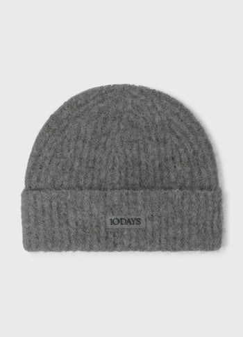 Beanie aus Alpakamix | grey melee