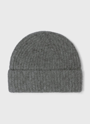 Beanie aus Alpakamix | grey melee