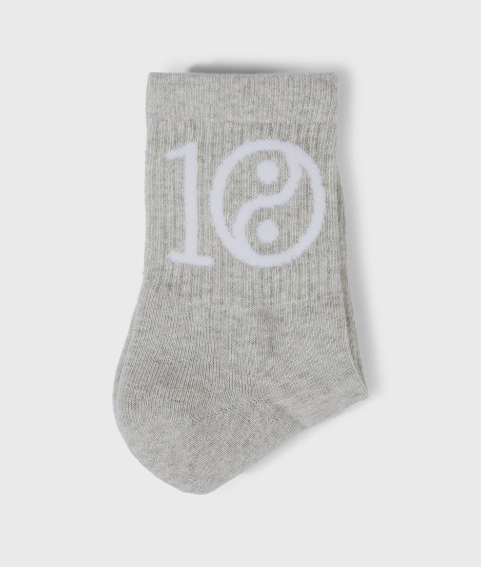 socks yin yang | light grey melee