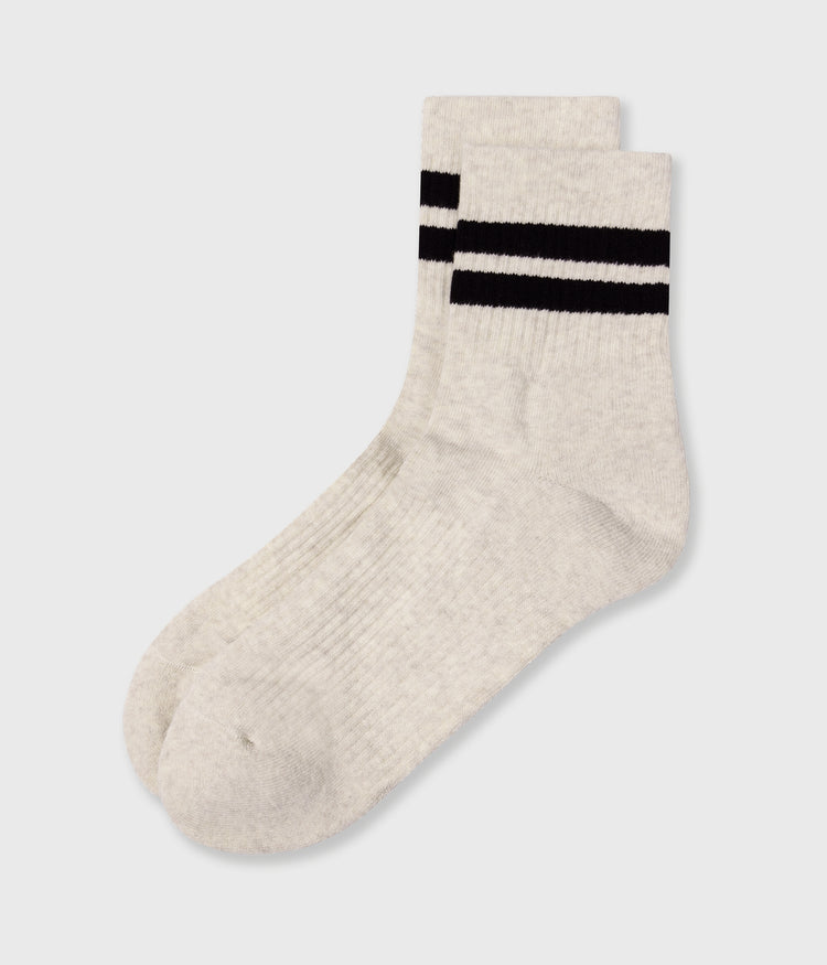 socks 2 stripes | soft white melee