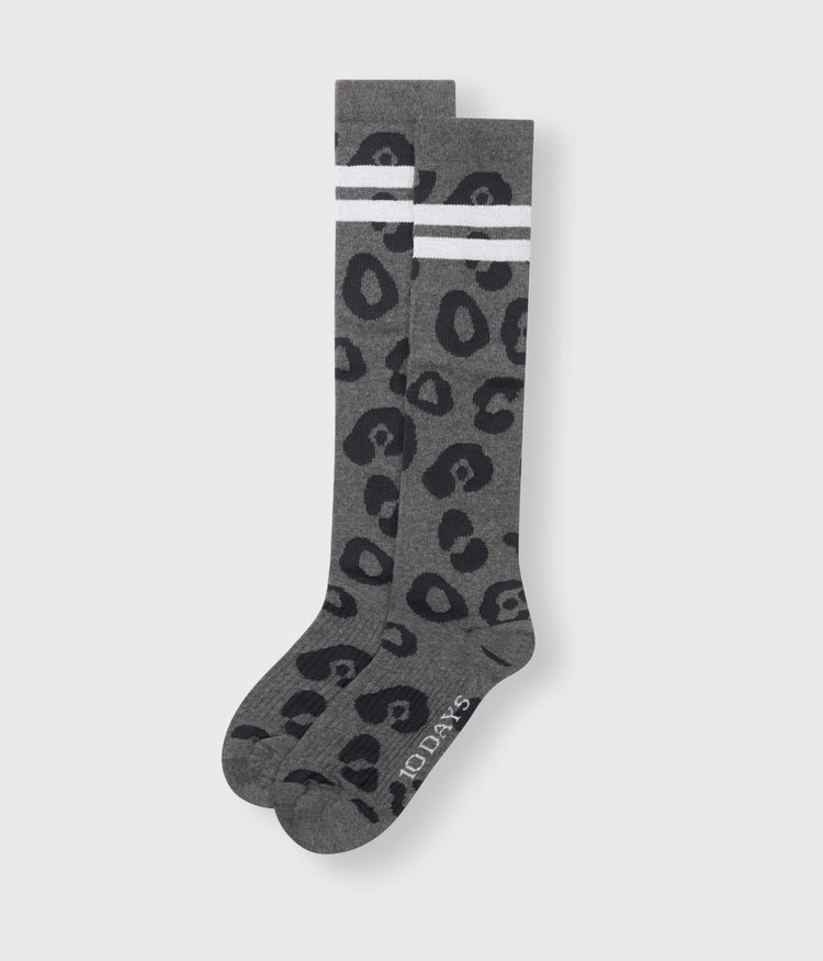 knee socks leopard | antra melee