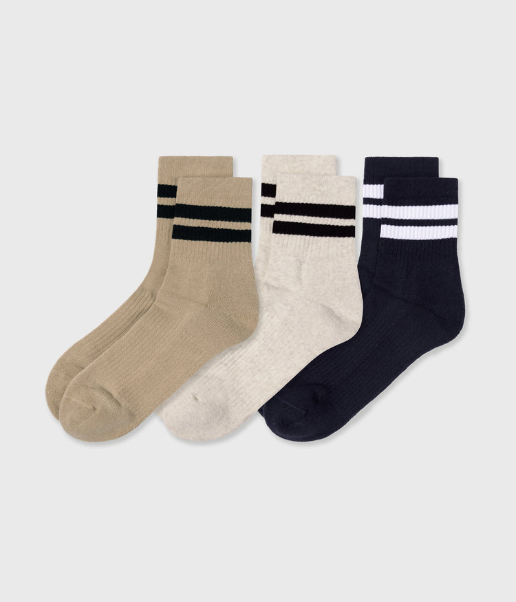 3-pack socks | earth