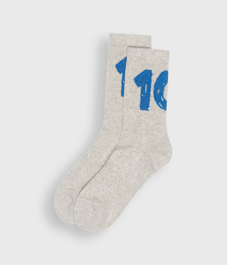 socks 10 | light grey melee