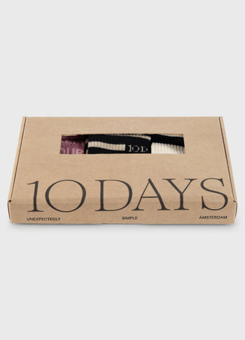 3-pack socks | bright pink