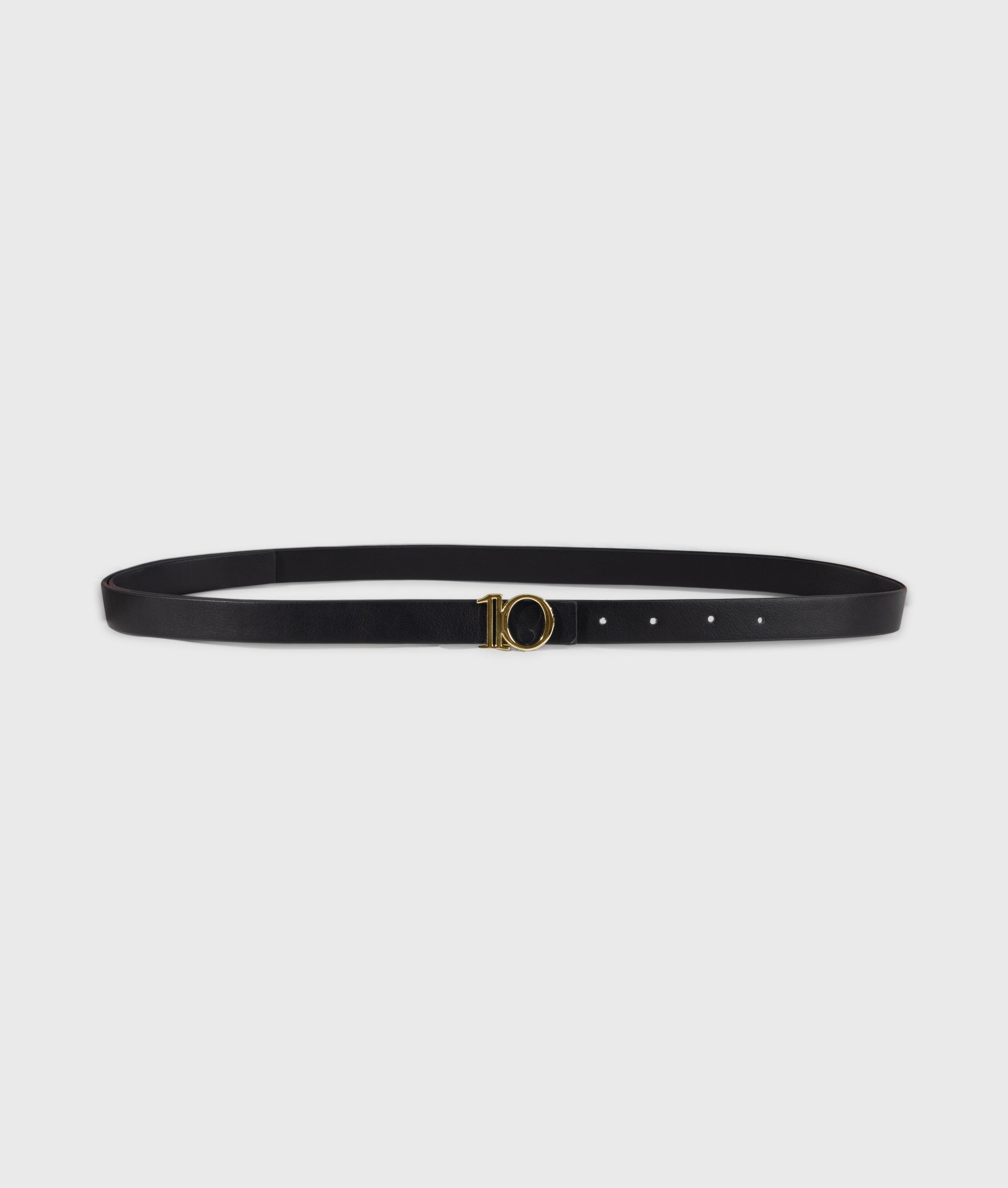 monogram belt | black | 10DAYS | Official Online Store 