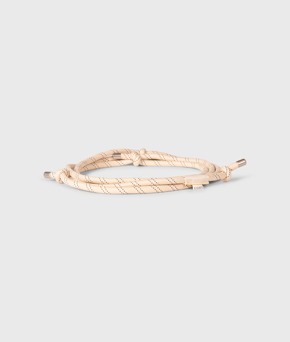 cord belt | ecru