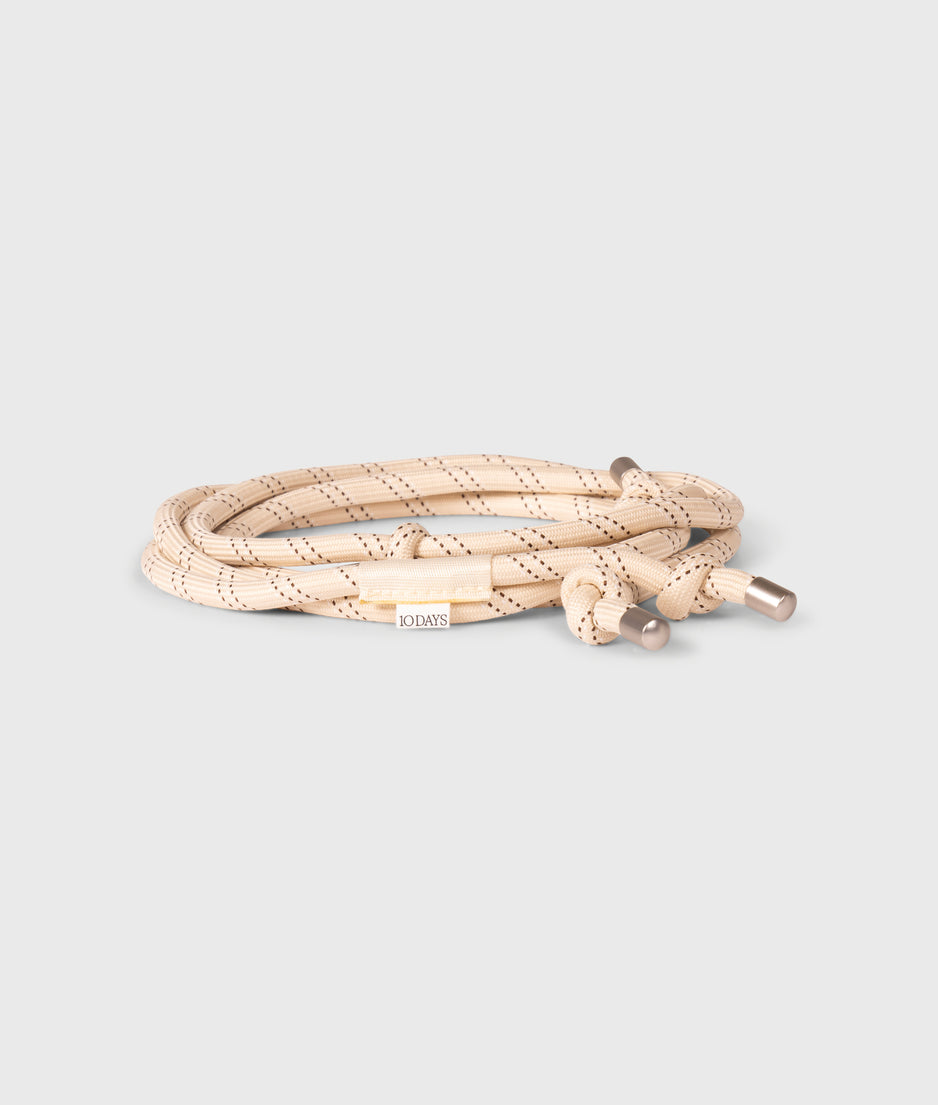 cord belt | ecru