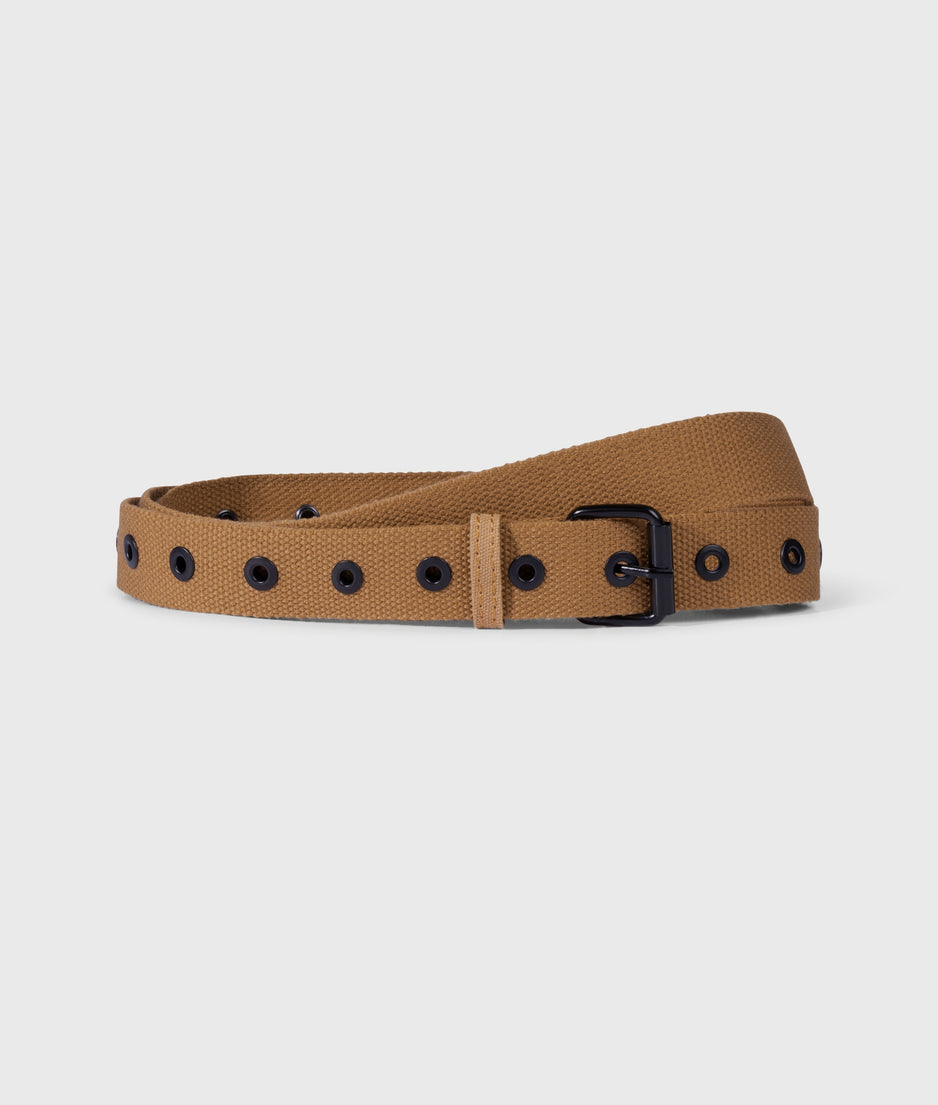canvas belt | suede